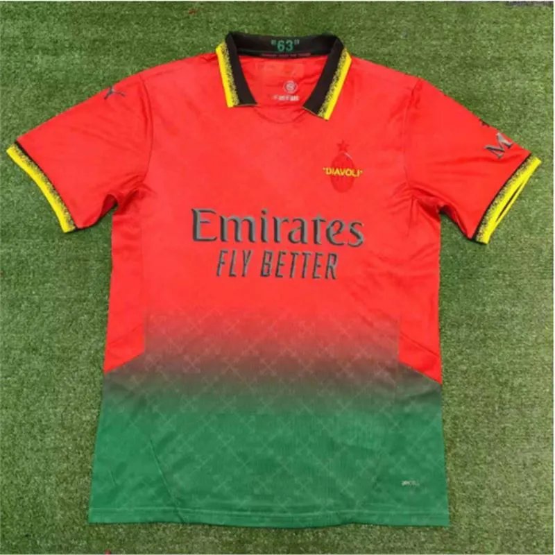 Manchester City 24/25 T-Shirt — 2526AC Sanke Red and Green colorway — USFans Spreadsheet photo