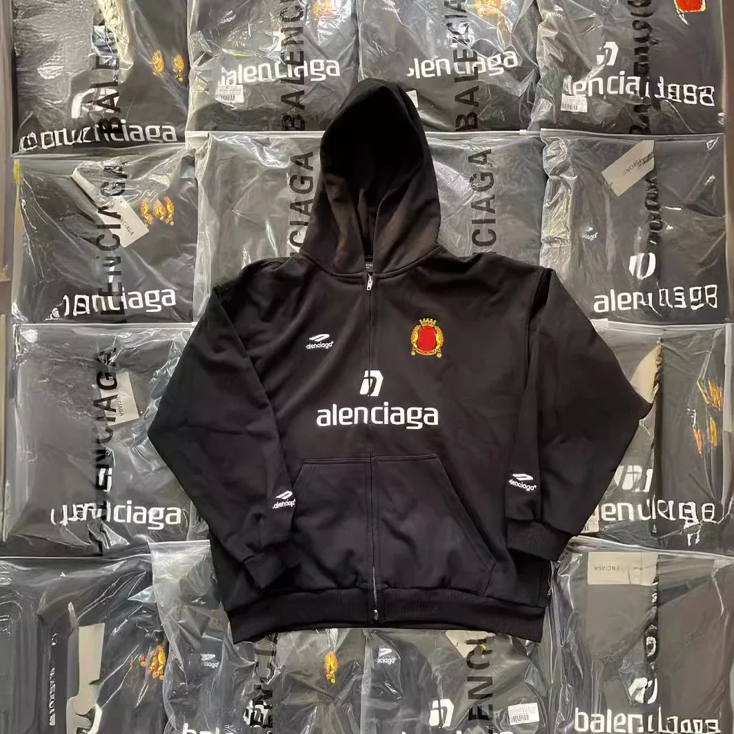 Balenciaga Soccer Sudadera con Cremallera