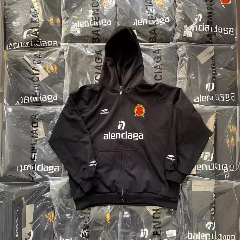 Balenciaga Soccer Sudadera con Cremallera