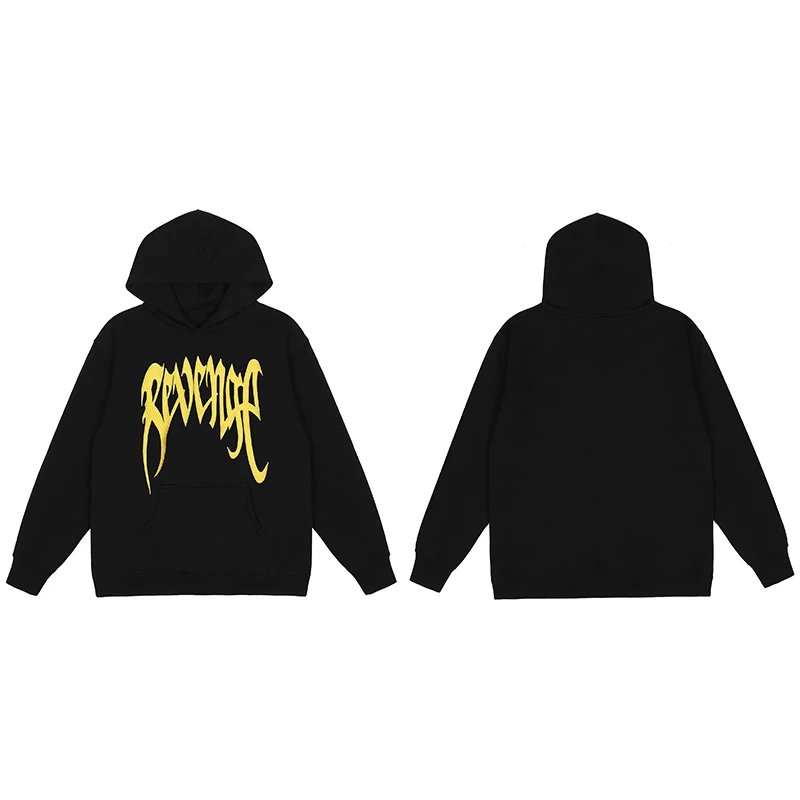 Revenge Hoodie — Bright yellow embroidery style colorway — USFans Spreadsheet photo