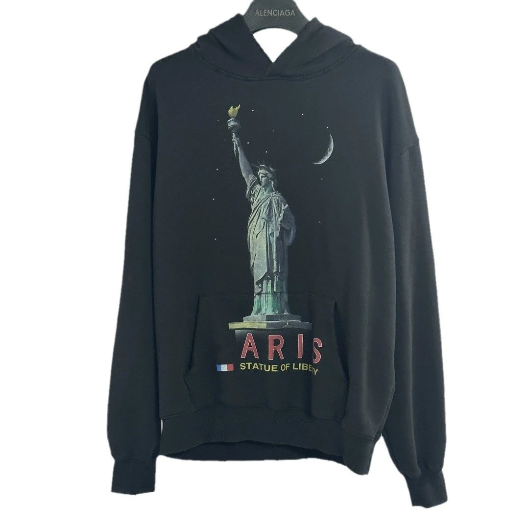 Balenciaga Black Statue of Liberty Hoodie