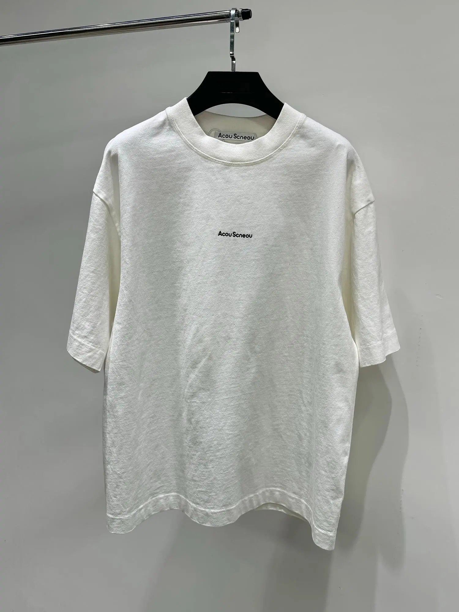Acne Studio T-Shirt — White [version is too big]] colorway — USFans Spreadsheet photo