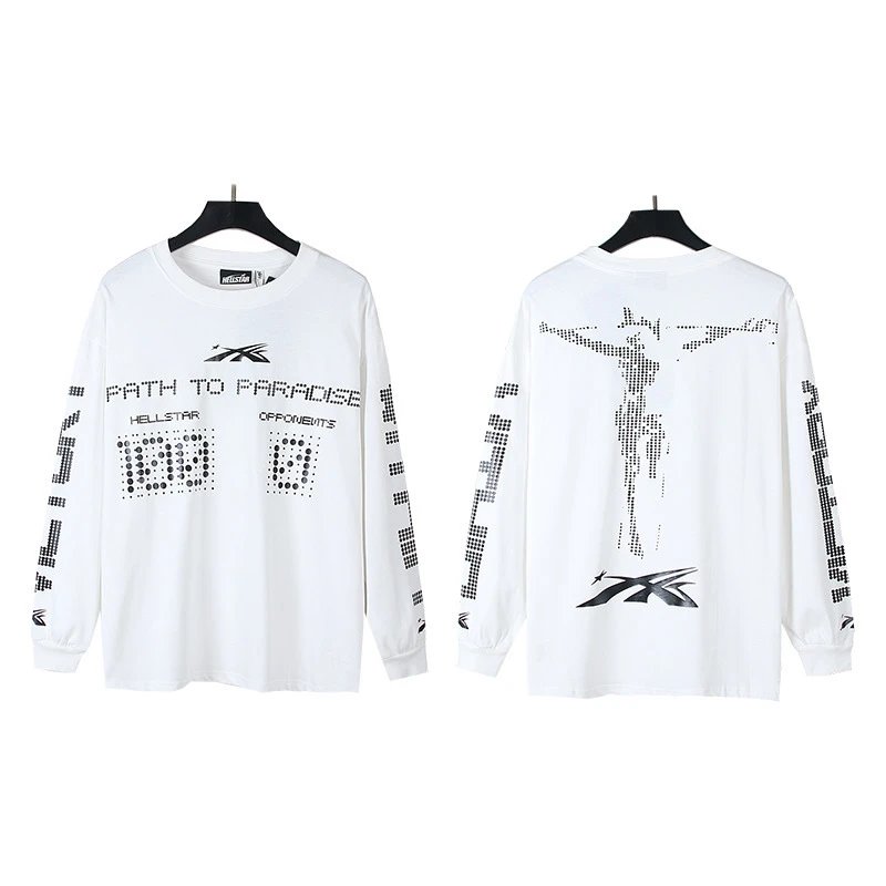 Hellstar Tee Hoodie — 557 white colorway — USFans Spreadsheet photo