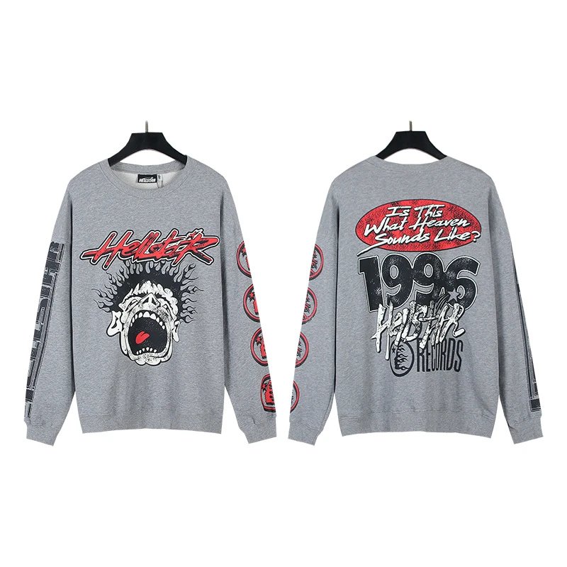 Hellstar Tee Hoodie — D112 Washing water ash colorway — USFans Spreadsheet photo