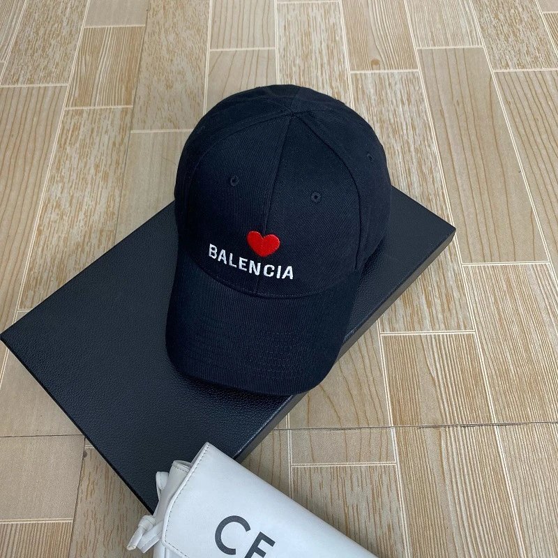 Balenciaga Cap — love embroidery black colorway — USFans Spreadsheet photo