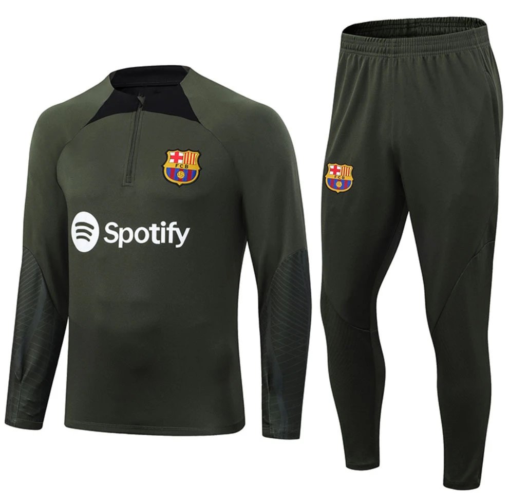 Football Set Tracksuit — 2324 Barcelona Green colorway — USFans Spreadsheet photo
