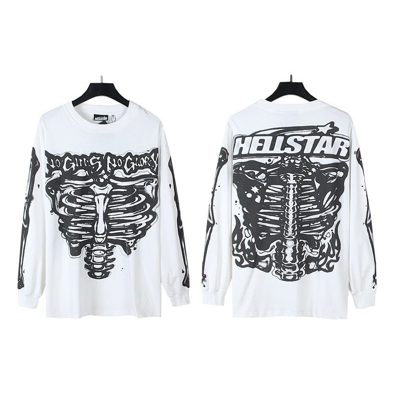 Hellstar Tee Hoodie — 562 white colorway — USFans Spreadsheet photo