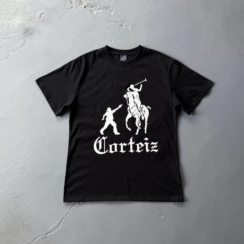 Corteiz T-shirts — black colorway — USFans Spreadsheet photo