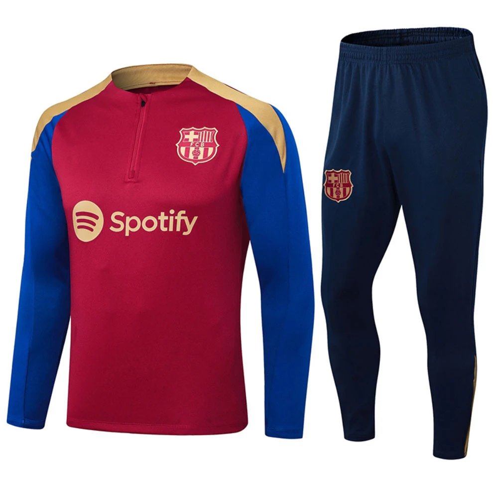 Football Set Tracksuit — 2425 Barcelona Red colorway — USFans Spreadsheet photo