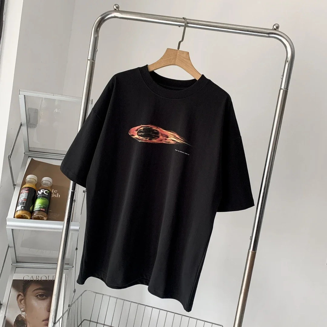 Oakley × Piet Collab Short-Sleeve T-Shirt with Flame Meteor Print