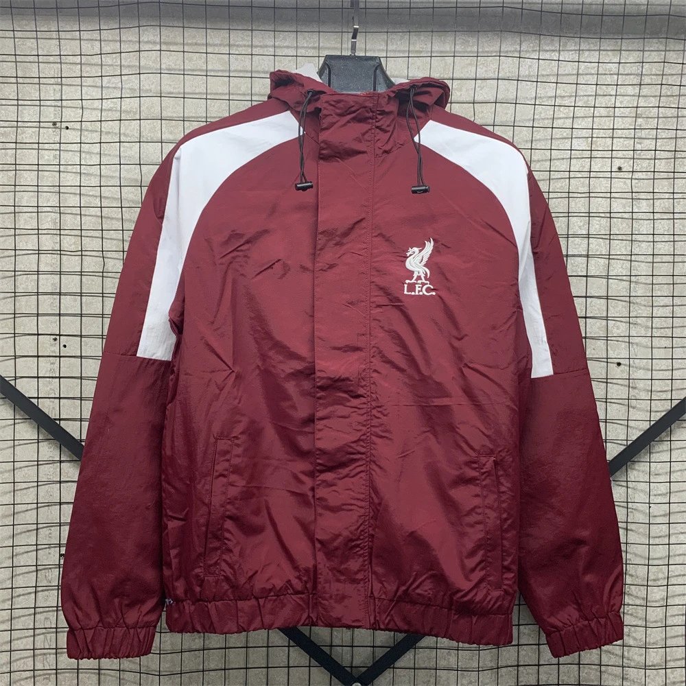 Vintage Jersey Hoodie Zip — Liverpool One-sided Hooded Embroidery colorway — USFans Spreadsheet photo