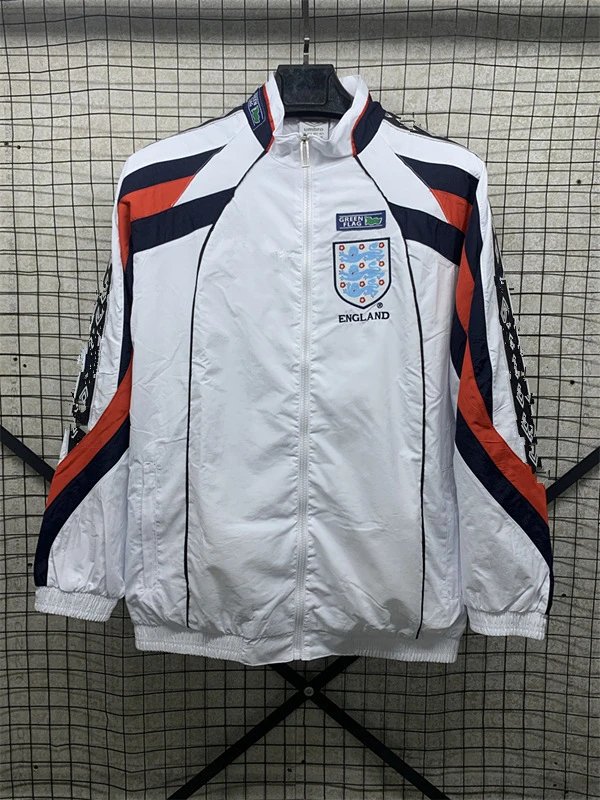 Vintage Jersey Hoodie Zip — 98 England Vintage One-sided Windbreaker colorway — USFans Spreadsheet photo