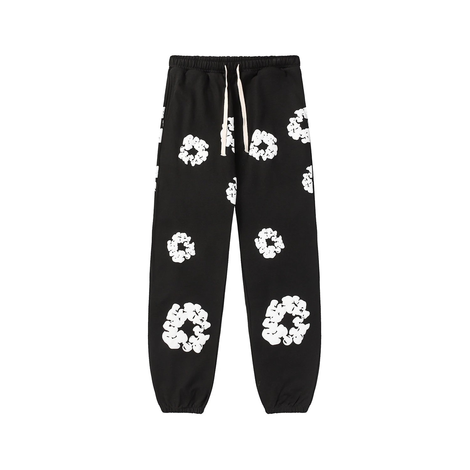 black pants]