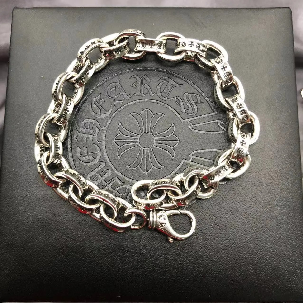 Chrome Hearts bracelet — Thick Letter Bracelet colorway — USFans Spreadsheet photo