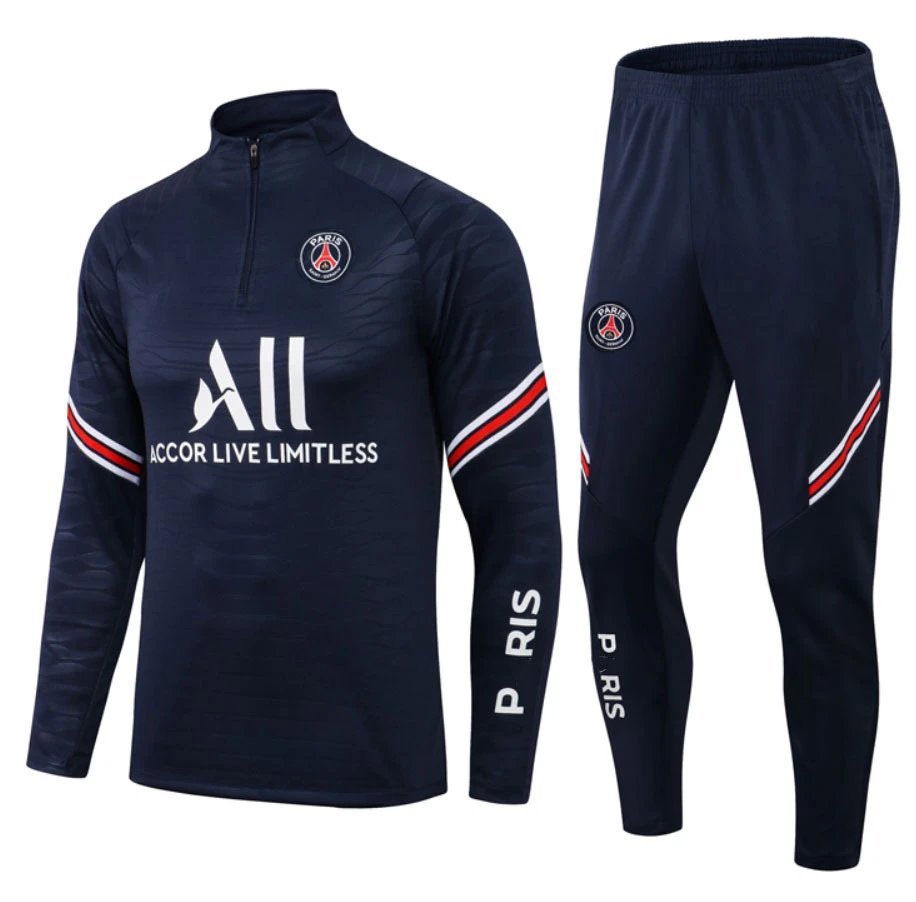 Football Set Tracksuit — 2122 Paris Royal Blue colorway — USFans Spreadsheet photo