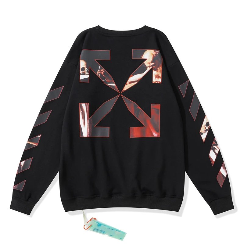 Off-White Crewneck — 759 black colorway — USFans Spreadsheet photo