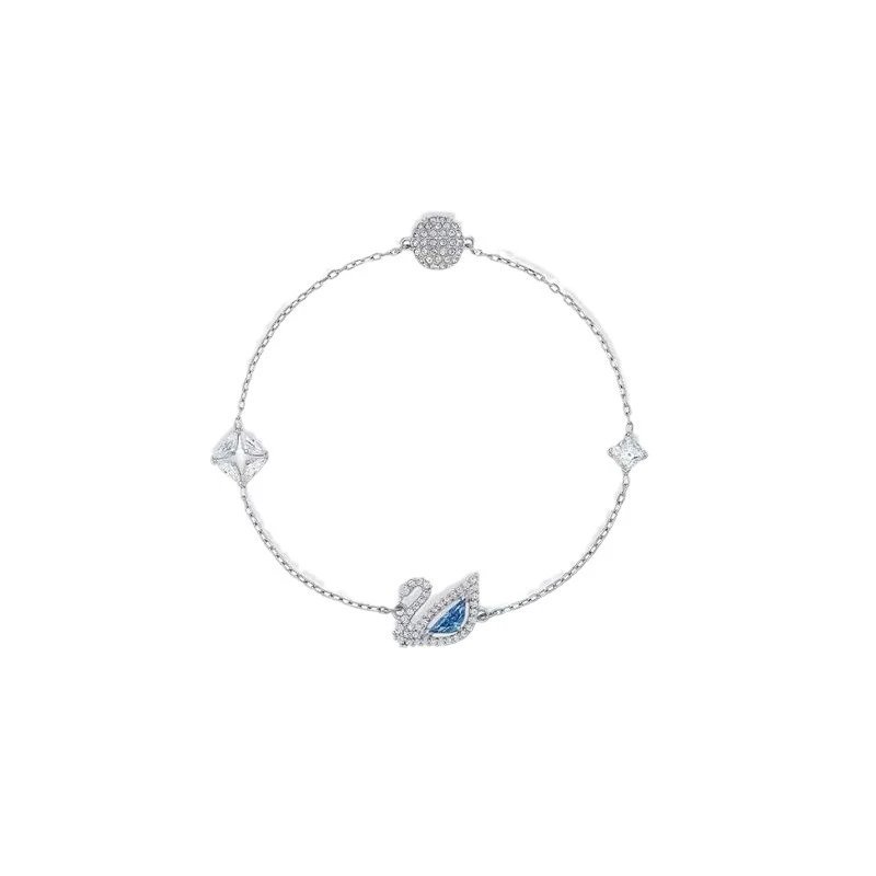 Swarovski BRACLET — White gold blue swan colorway — USFans Spreadsheet photo