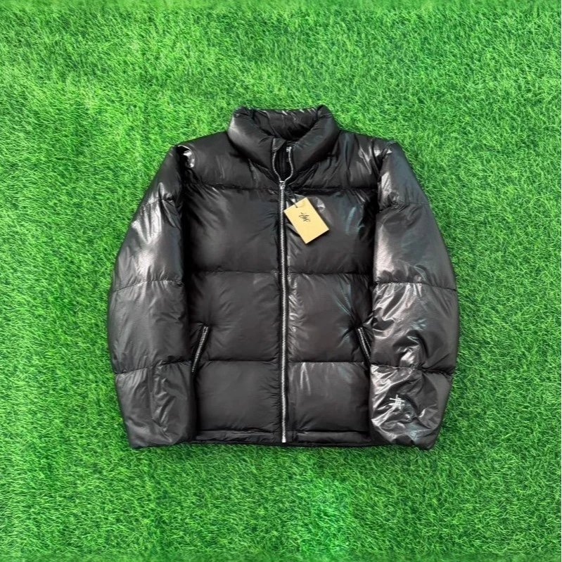 Down Jacket with Stand Collar photo 2