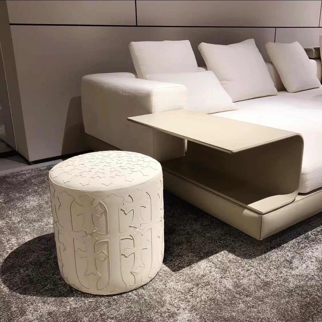 Chrome Hearts Sofa Pillow — White Stool colorway — USFans Spreadsheet photo