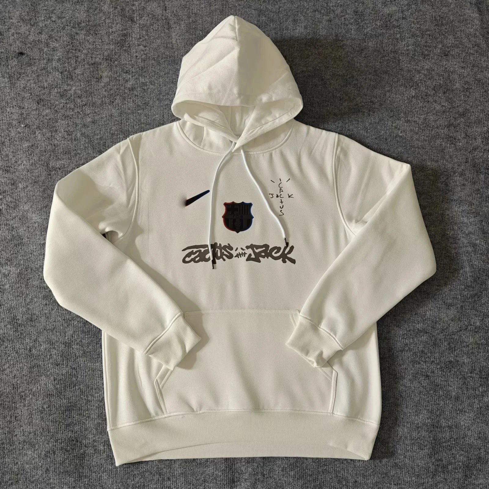 Travis Scott Hoodie — white colorway — USFans Spreadsheet photo