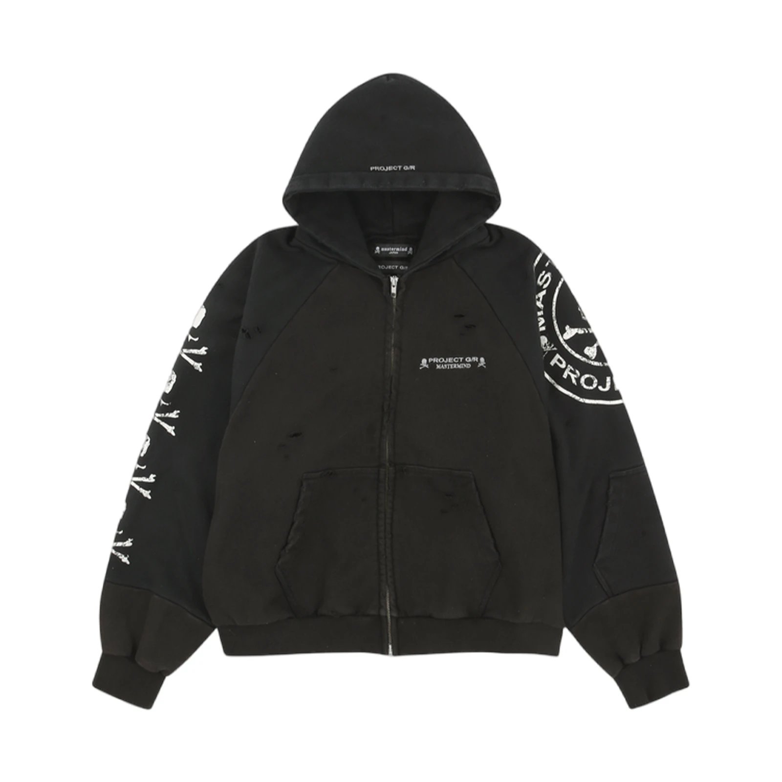 Grailz Project GR Hoodie — Sleeve Print/Black colorway — USFans Spreadsheet photo