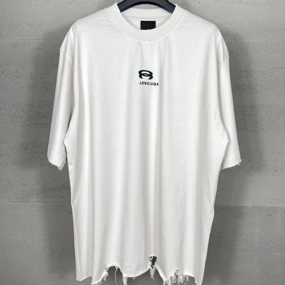 Balenciaga White Oversized T-Shirt