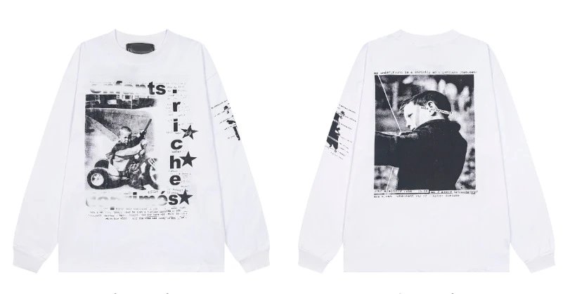ERD Hoodies — ER018 Long Sleeve T White colorway — USFans Spreadsheet photo