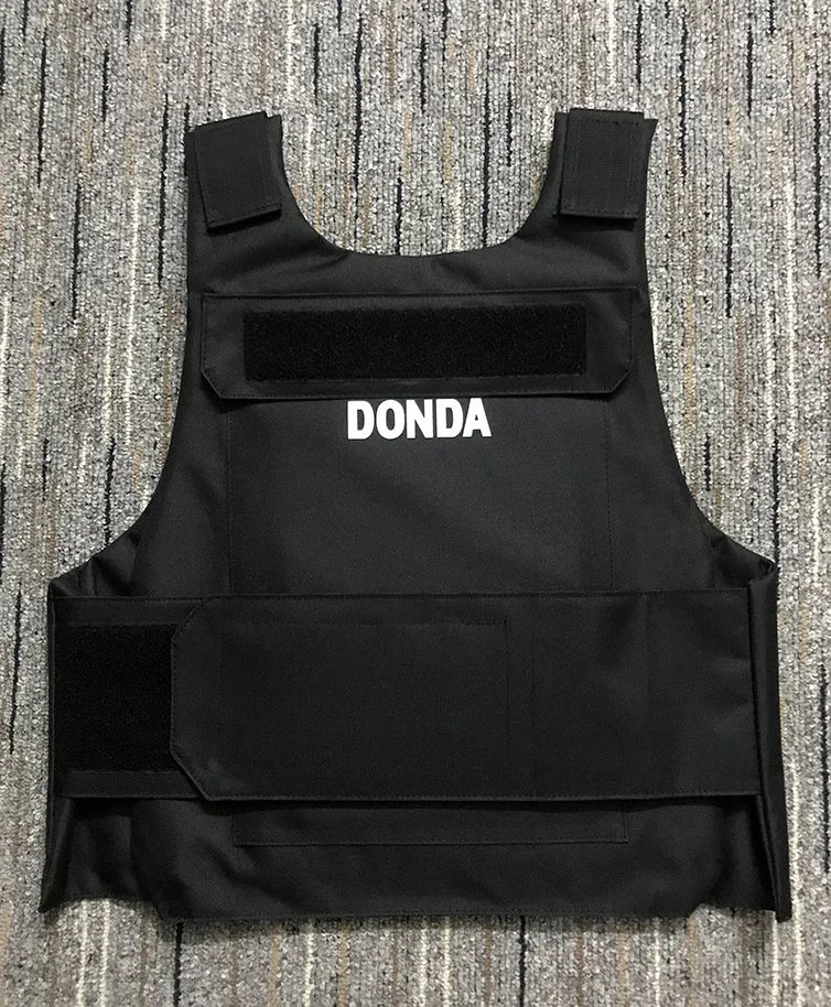 Kanye Donda Rapper Vest — Black M size below 168 pounds colorway — USFans Spreadsheet photo