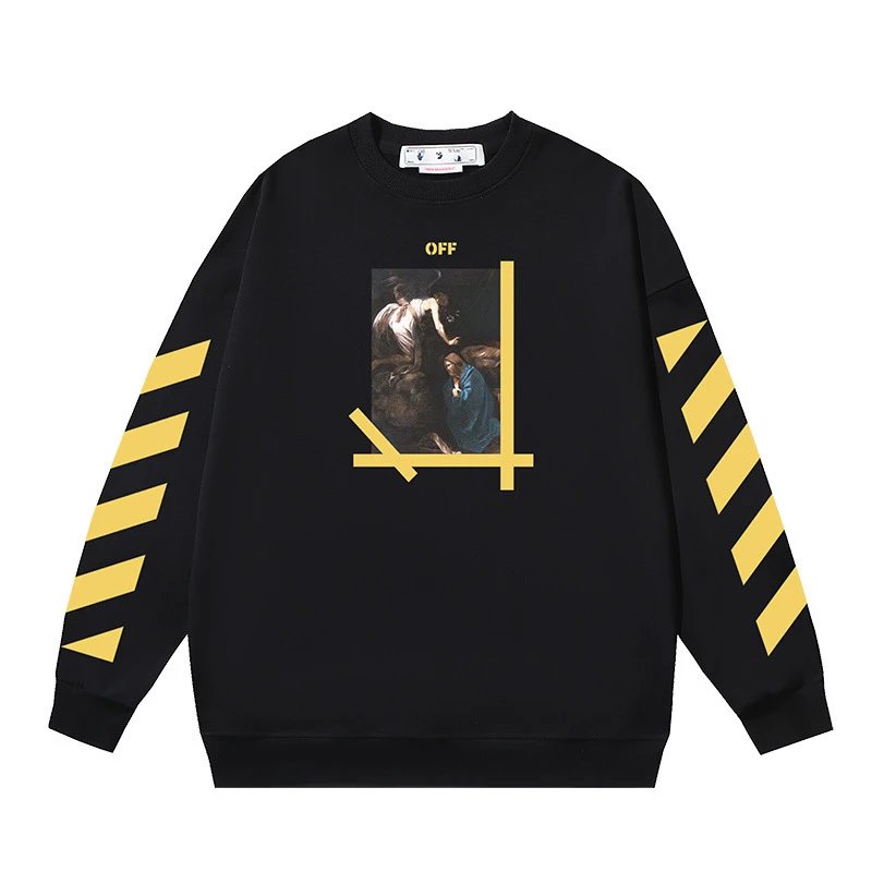 Off-White White Crewneck — 131 black colorway — USFans Spreadsheet photo