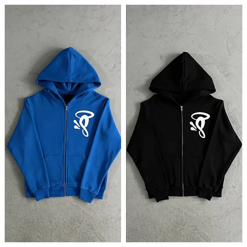 Syna Zip Hoodie Azul