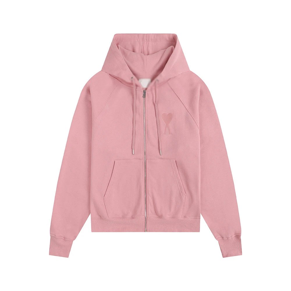 CDG Hearts Hoodie — Pink -405# colorway — USFans Spreadsheet photo