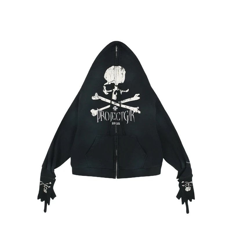 Grailz Project GR Hoodie — Skull/Black colorway — USFans Spreadsheet photo