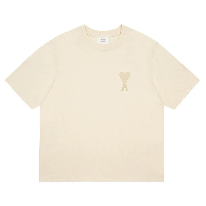Ami Paris Tees with Small Logo — Apricot color colorway — USFans Spreadsheet photo