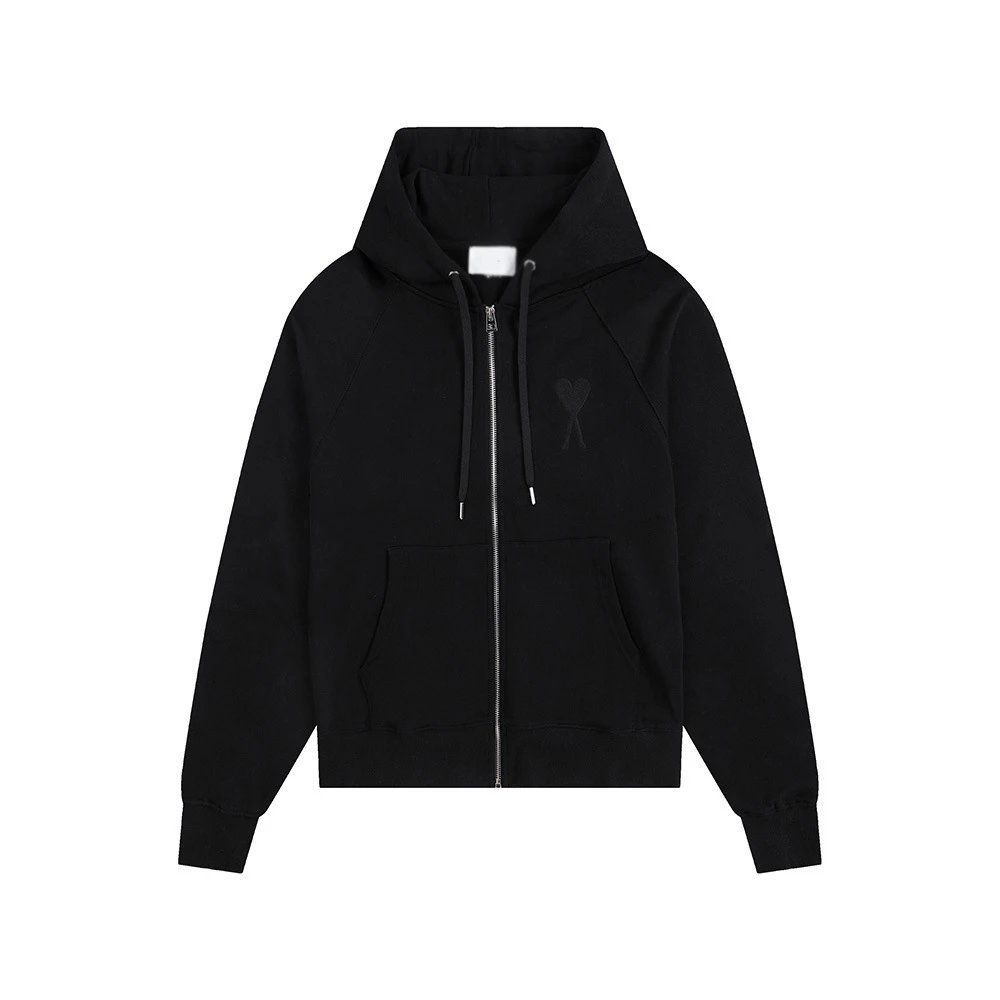 CDG Hearts Hoodie — Black -405# colorway — USFans Spreadsheet photo