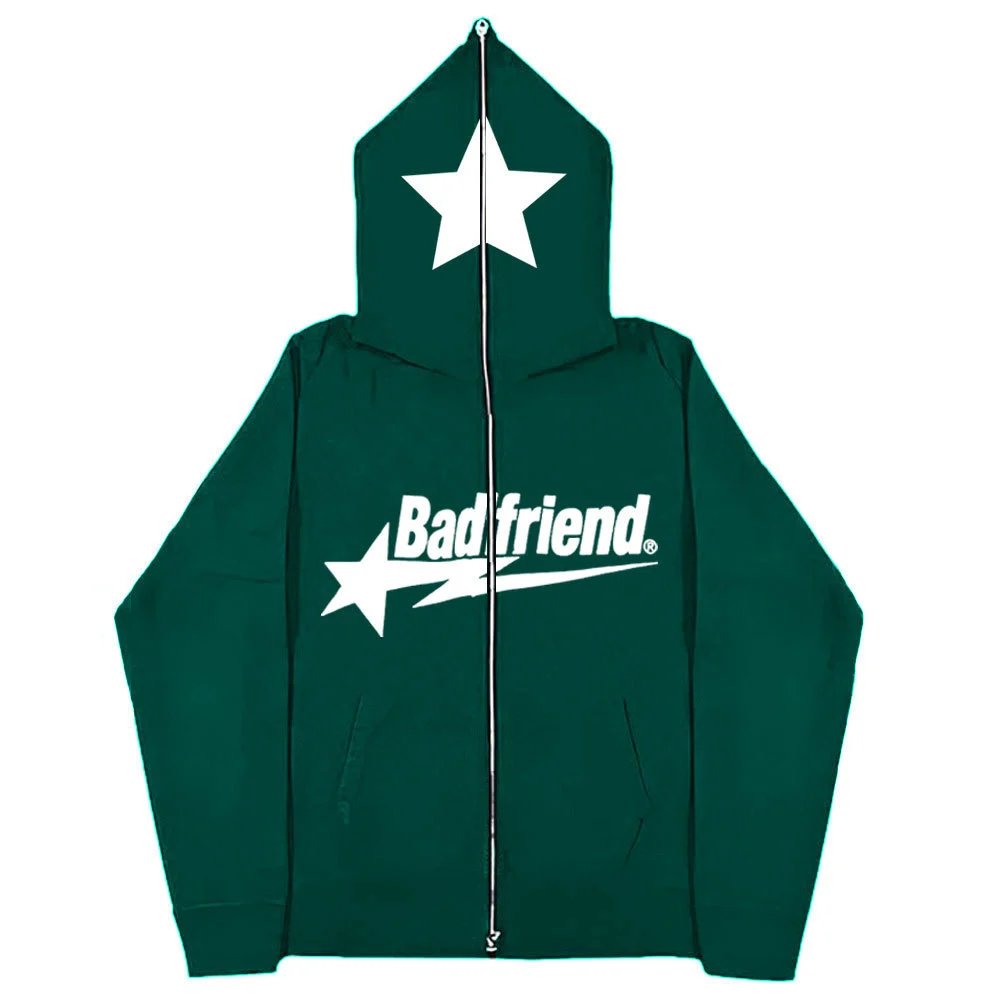 Badfriend Hoodie — green colorway — USFans Spreadsheet photo