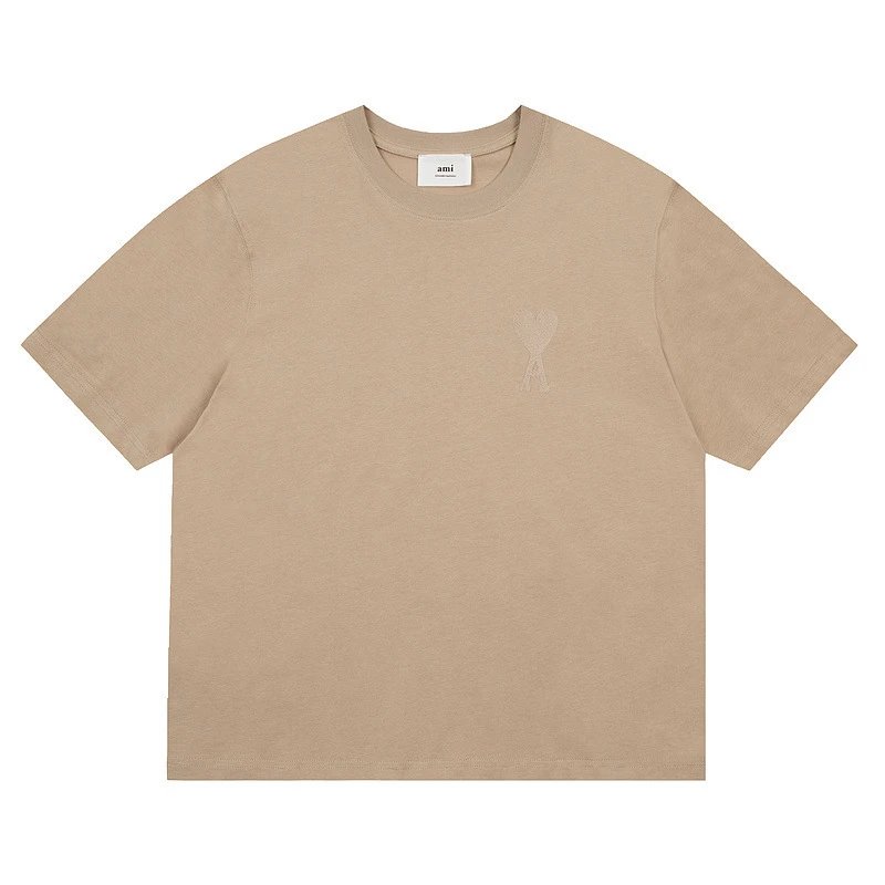 Ami Paris Tees with Small Logo — khaki colorway — USFans Spreadsheet photo