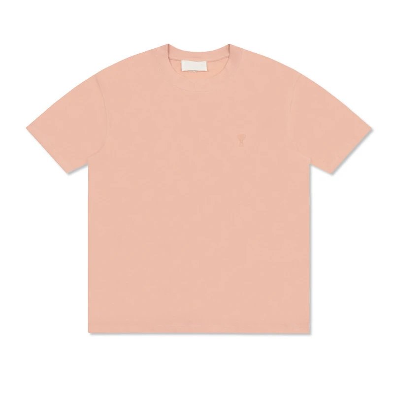 Ami Paris T-Shirts with Small Logo — Little Love-Meat Powder colorway — USFans Spreadsheet photo