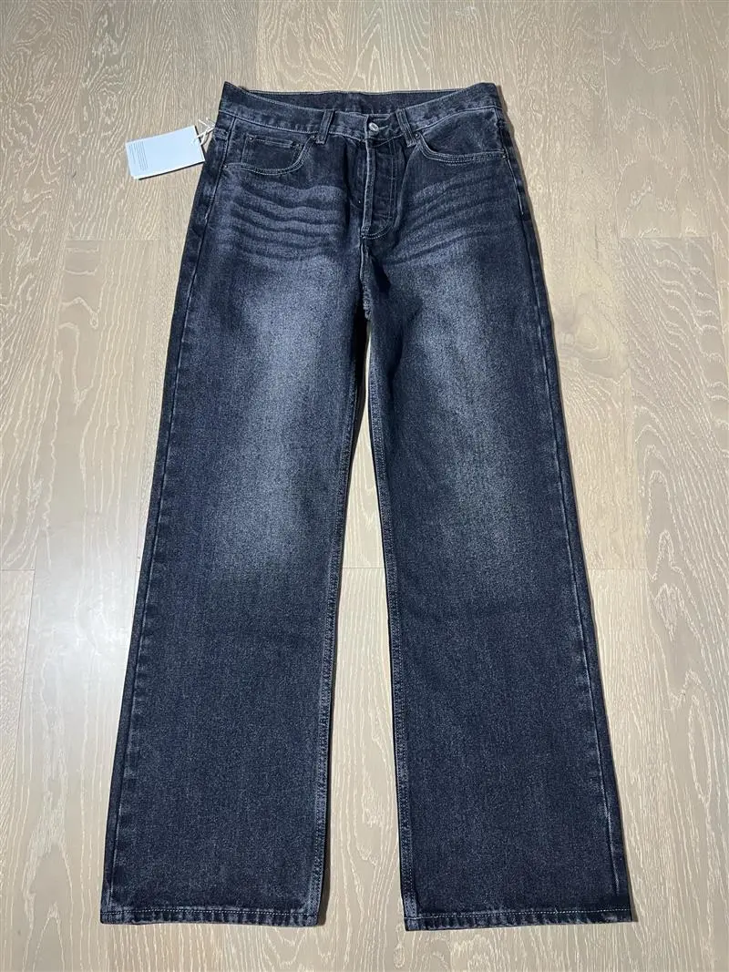 High street vibe style wide-leg jeans