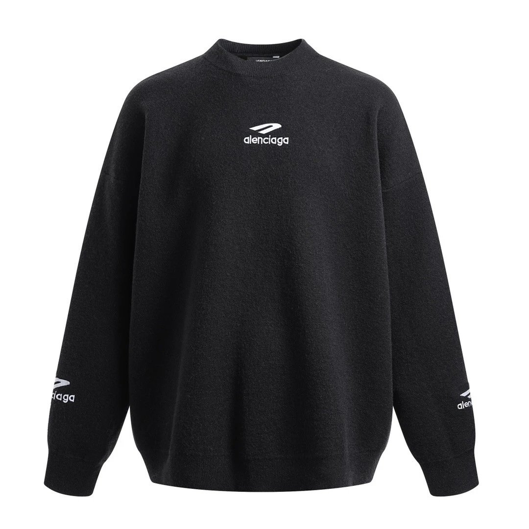 Embroidered Family Casual Sweater photo 2
