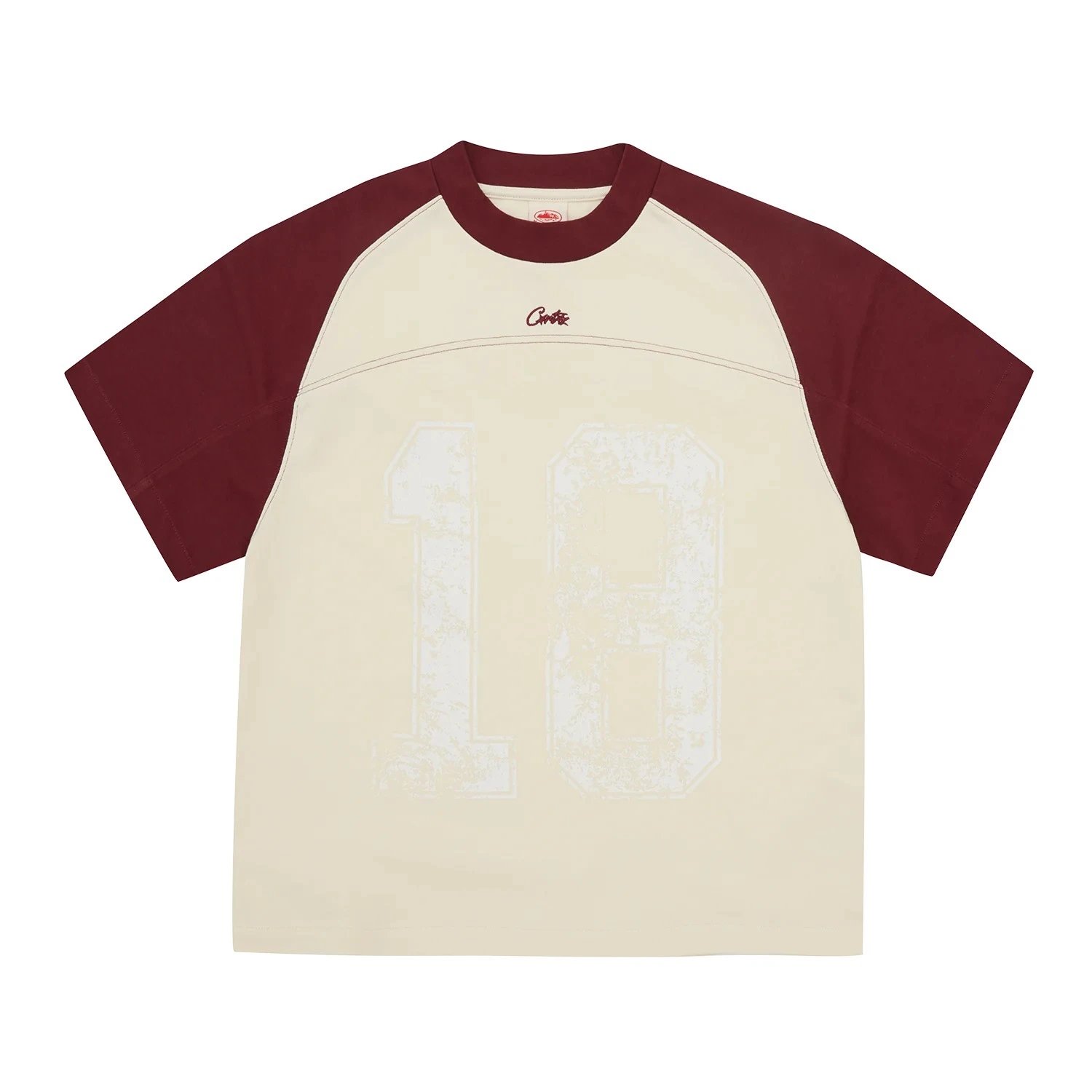 Corteiz T-shirt — Wine red colorway — USFans Spreadsheet photo