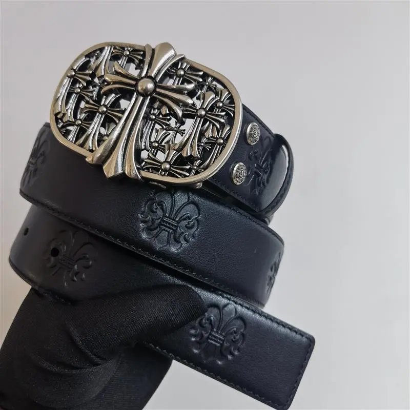 Chrome Hearts belt — Embossed tombstone (first layer of cowhi colorway — USFans Spreadsheet photo