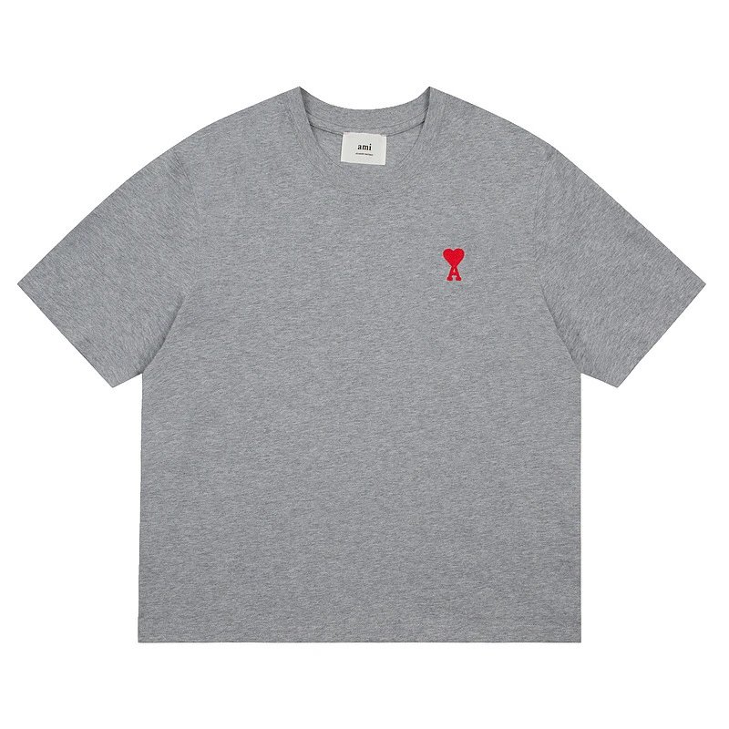 Ami Paris Tees with Small Logo — grey colorway — USFans Spreadsheet photo