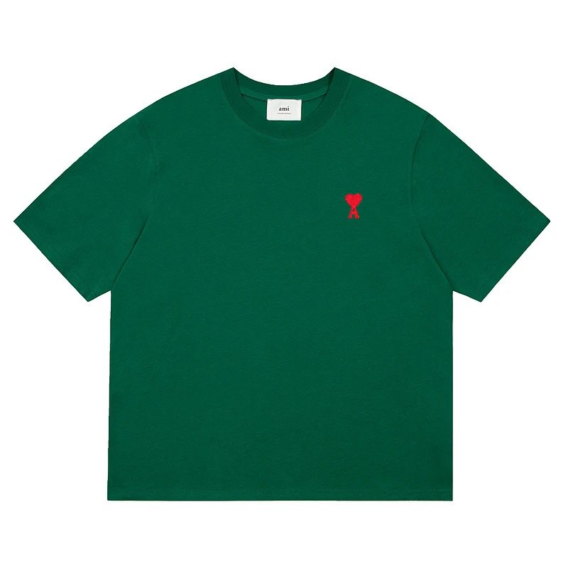 Ami Paris Tees with Small Logo — green colorway — USFans Spreadsheet photo