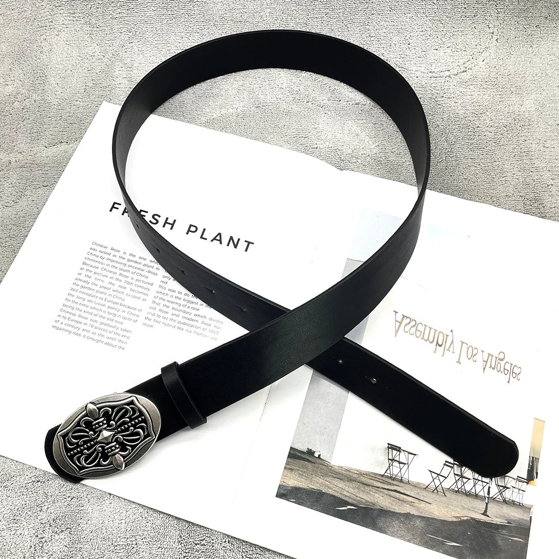 Chrome Hearts belt — [Water cross] Crowe belt colorway — USFans Spreadsheet photo