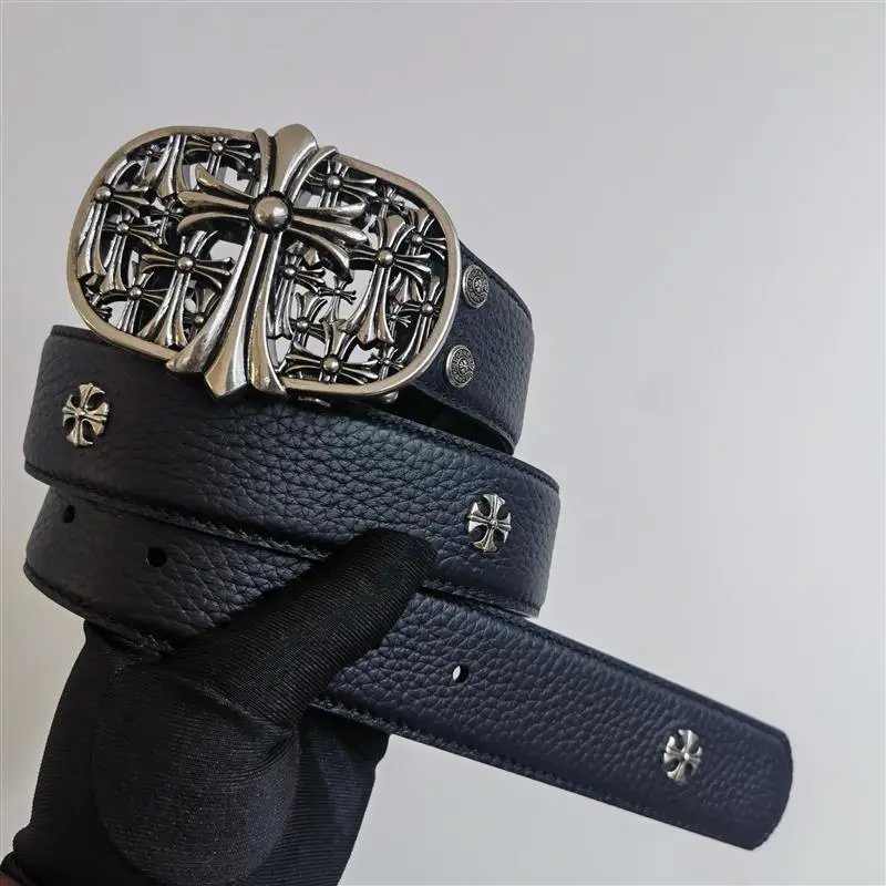 Chrome Hearts belt — Tombstone Cross Rivet (first layer cowhi colorway — USFans Spreadsheet photo