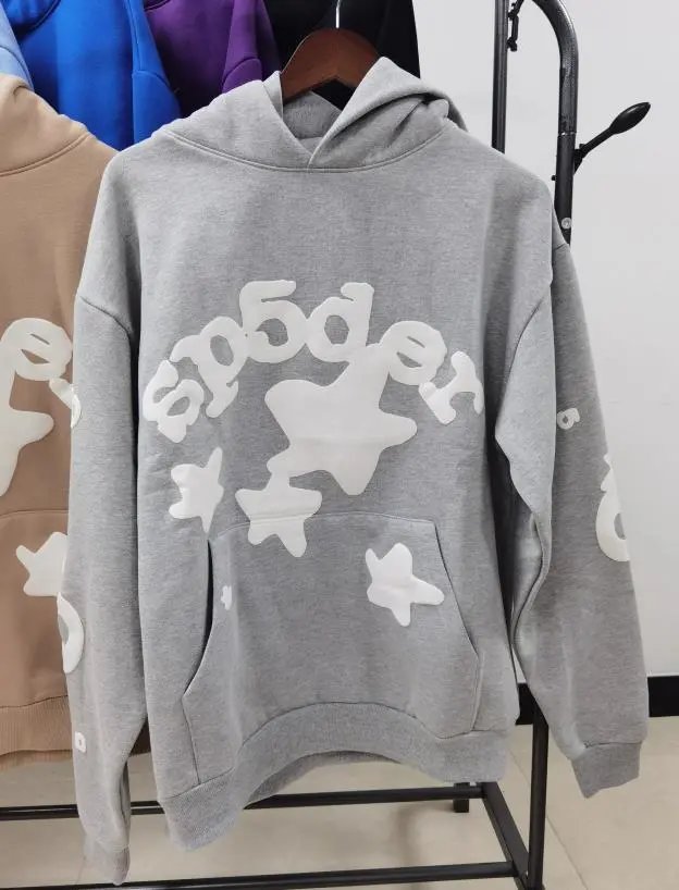 Sp5der Blue Hoodie [40+ styles] foto 2