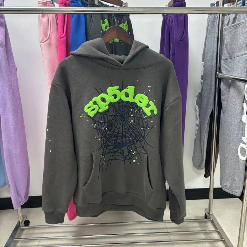 Sp5der Blue Hoodie [40+ styles] foto 5
