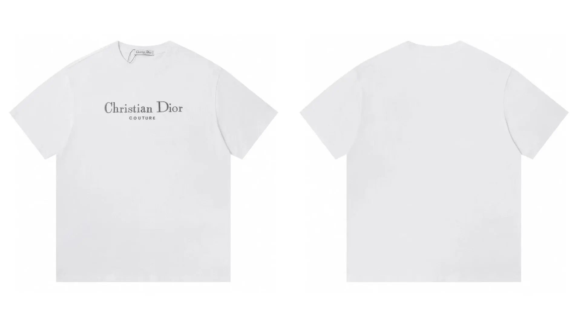 DIOR Tee — 2583 embroidery white colorway — USFans Spreadsheet photo