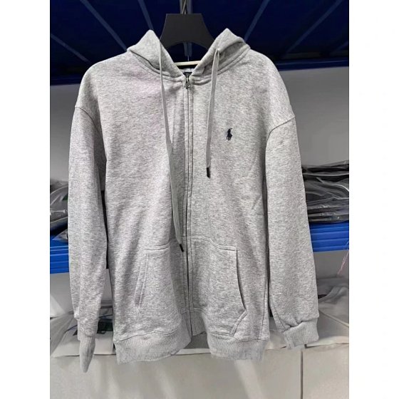 Zipper Paul Pony new hoodie cardigan jacket embroidered men's and women's loose fitting same casual hooded spring and autumn