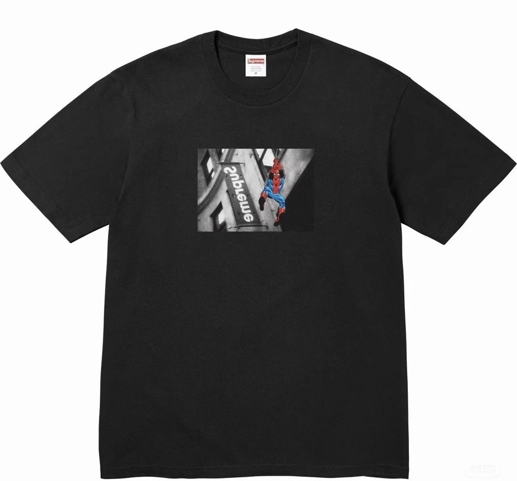 26 Spider-Man Store Print Black Short Sleeve